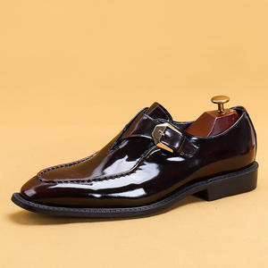 Chaussures habillées pour hommes de style moine, en cuir de vache italien de haute qualité, luxueuses et haut de gamme, durables et résistantes à l'usure pour un usage décontracté - Product Image 6