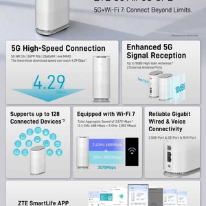 Versión Global ZTE G5 Air MC8510D 5G CPE Router WiFi 7 - Product Image 2
