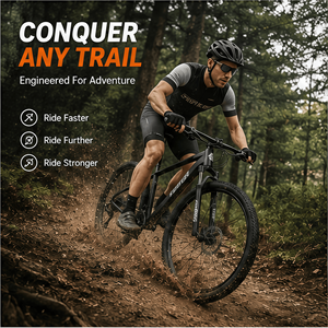 Bicicletta MTB con Telaio in Lega di Alluminio, 24 Velocità Shimano, <span class=keywords><strong>Bici</strong></span> da Montagna Leggera <span class=keywords><strong>per</strong></span> <span class=keywords><strong>Adulti</strong></span>, <span class=keywords><strong>per</strong></span> Ciclismo all'Aperto e Pendolarismo Quotidiano - Product Image 3