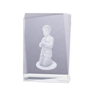 Verre personnalisé gravé au laser 3D, en verre blanc gravé avec <span class=keywords><strong>image</strong></span> dans la maison, 5 unités - Product Image 2