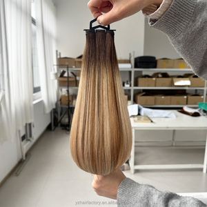 Nouvelles extensions de cheveux humains Genius Weft, design innovant, cheveux vierges 100% alignés sur les cuticules, volume russe Genius Weft - Product Image 3