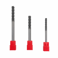Fraise à bout sphérique en carbure de diamant PCD 75 HRC pour le fraisage CNC du graphite, des fibres de carbone et des fibres de verre