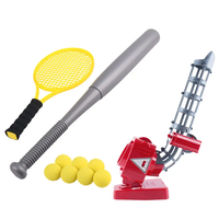Lanceur de balles automatique pour jeux de plein air pour garçons, jeu de jardin, lanceur de balles de baseball et de tennis RC 2 en 1, jouets pour enfants