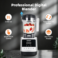 Nueva Licuadora Digital Táctil de Alta Velocidad, Licuadora de Grado Alimenticio para Diversos Alimentos, Licuadora para Frutas, Hielo, Batidos y Smoothies, en Oferta