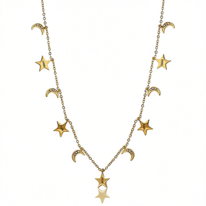 Collar de Moda con Circonia C3038 para Mujer, Joyería de Alta Calidad - Product Image 2