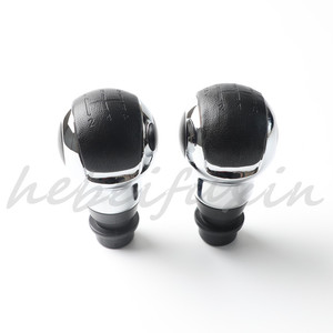 Pommeau de levier de vitesse en cuir, 5 ou 6 vitesses, ergonomique, pour modèles avec logo FX-913 - Product Image 1