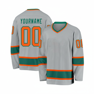 2024 maillot de Hockey sur glace en maille de polyester sur mesure maillot de Hokey de glace de qualité supérieure au Pakistan respirant dans les uniformes de Hockey - Product Image 1