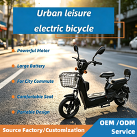 AFTFA Nuevo Modelo de Bicicleta Eléctrica de Dos Ruedas, Venta Directa de Fábrica, Bicicleta Eléctrica Urbana de Ocio