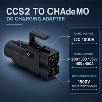 Adaptateur CCS2 vers CHAdeMO pour Nissan Leaf, résistant aux gelées, conforme CE, étanche IP65, joint en silicone, hiver nordique