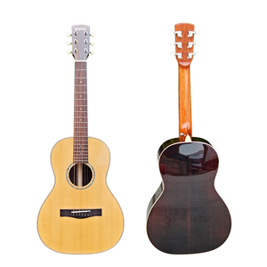 Guitarra Acústica de 38 Pulgadas de Buena Calidad de Marca, Acabado Brillante, Tapa de Abeto Sólido, Cuerdas de Acero, Instrumento Musical - Product Image 1