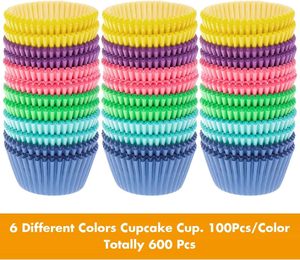Mini Muffin Brown Cup <b>Cake</b> Cupcake Liners Paper Cups Cakeliner Baking Paper - Product Image 2