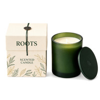Boîte cadeau personnalisée pour bougie parfumée avec cordon élastique pour bougies en verre givré - Fournisseur en gros