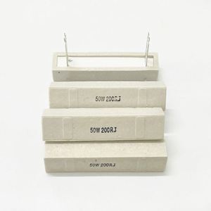 Hochleistungs-50-W-Zementwiderstand 1R/2/3/4/5/6/8/10/12/20/25/100/200 Ohm/1 K2K Verschiedene Größen für optimale Leistung - Product Image 4