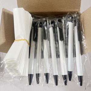 Livraison gratuite US Entrepôt Sublimation Stylo Blanc Personnalisé Métal Stylo à Bille pour Sublimation Impression 0.7mm Film Rétractable Inclus - Product Image 6