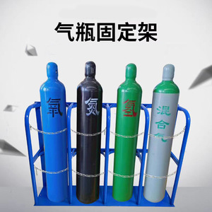 40L oxygen cylinder, acetylene cylinder trolley, gas cylinder storage <b>cart</b>, 4 sets of 6 sets of nitrogen cylinder containers, - Product Image 5