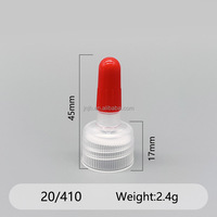 Bouchon à visser 20/410 à long bec verseur / Bouchon à vis en plastique pour bouteille souple – Prix usine