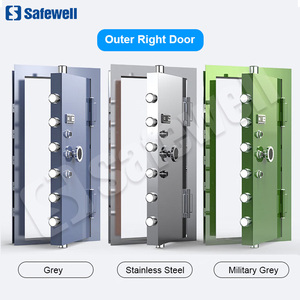Safewell Heavy Duty Anti-Theft <b>Security</b> Stainless Steel Decorative Five Prong Locking System Bank Vault Doors for Safe Room - Product Image 3
