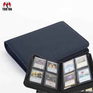 Raccoglitore per Carte Torson da 160+ per Mtg Tcg Yugioh Lcg UG, <span class=keywords><strong>Album</strong></span> Fotografico Piccolo Personalizzato in Similpelle PU con Stampa di Lusso in Velluto e 4 Tasche, all'Ingrosso - Product Image 2