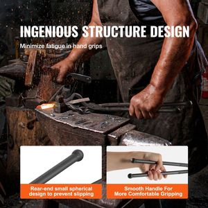 DB vente en gros de pinces de forgeron 18 'Z pinces à v-bit en acier au carbone pinces à forger Rivets en acier A3 lames de couteau utilisées pièces longues - Product Image 4