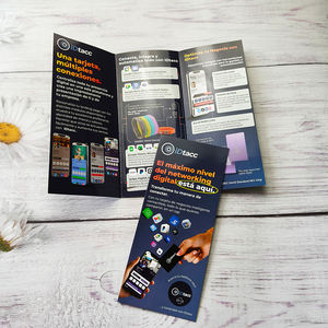 Opuscolo di alta qualità su due lati su carta artistica con <span class=keywords><strong>Design</strong></span> personalizzato libretto di istruzioni e stampa di volantini per le imprese - Product Image 4