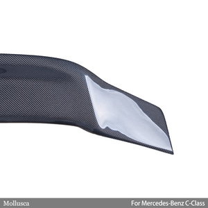 สปอยเลอร์หลังคาร์บอนไฟเบอร์ทรง R สำหรับรถเบนซ์ C-Class W204 C204 Coupe 2 ประตู ปี 2007-2014 - Product Image 5