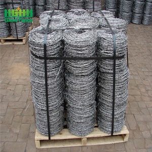 Precio de fábrica 14 calibrcalibrde alambre de púa en caliente galvanide doble hede rollo de alambre de púpara la cerca de la gr - Product Image 3