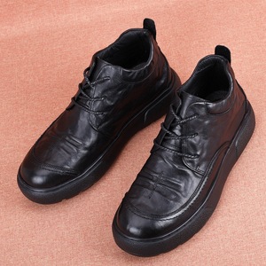 Botas de Tobillo para Hombre, Primavera 2026, de Media Altura, de Piel Vacuna, Transpirables, de Cuero Genuino, con Suela Suave, para Negocios, Casual, Trabajo - Product Image 3