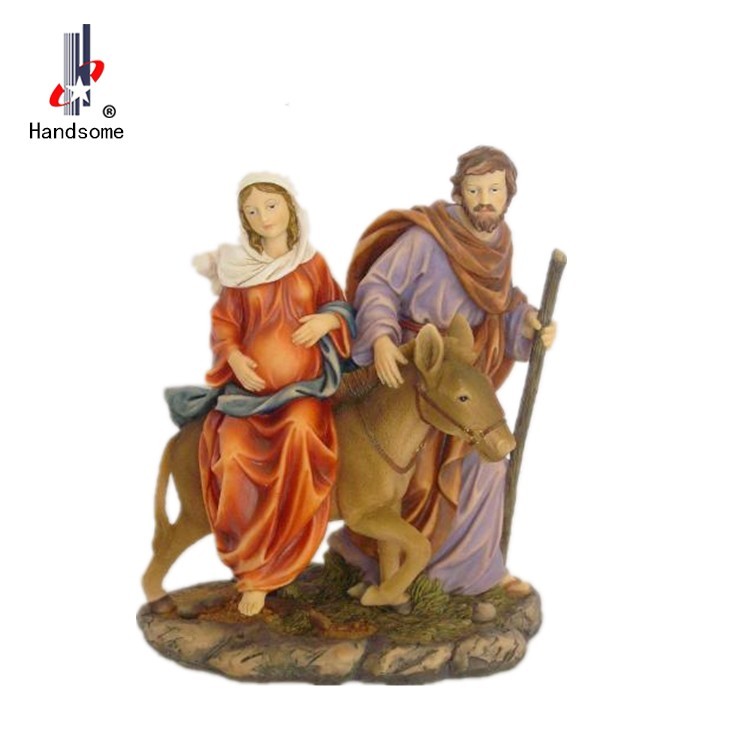 8.5 Pouces Haute Qualité Ange Gardien Résine Religieuse Sainte Famille Artisanat