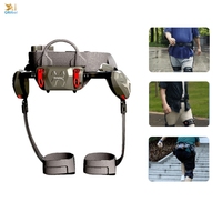 Exosquelette motorisé pour les membres inférieurs, avec protection durable des hanches et du bassin, pour la marche