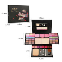 Coffret Cadeau Maquillage 49 Teintes Palette Fards à Paupières Nacrés Effet Nude Rouge à Lèvres Waterproof & Poudre de Blush Combo OEM Marque Privée