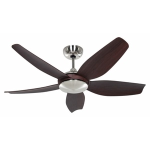 56 inch wood grain 5-blade Nordic modern bedroom living room <b>ceiling</b> fan with LED <b>lights</b> - Product Image 1