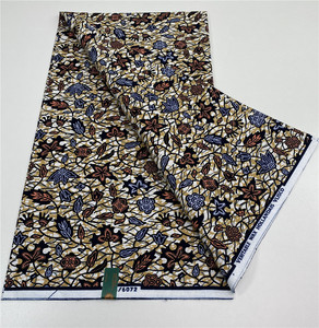 Tissu Jersey 100% Coton Imprimé Batik Africain Teint à la <span class=keywords><strong>Cire</strong></span> Dobby Peigné pour Accessoires Filles & Garçons # ML30H - Product Image 4