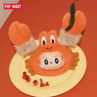 Vente en gros Authentique POPMART DIP for Fun Blind Box Happy Teasing Series Porte-clés en peluche Jouet Cadeau