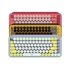 Logitech POP Keys Customizable Mechanical Wireless <b>Keyboard</b> Easy-Switch 3 Devices Mechanical <b>Keyboard</b> - Product Image 1