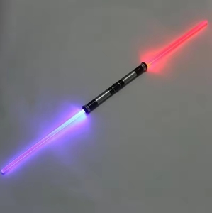 2 en 1, juguetes láser brillantes acoplables, <span class=keywords><strong>Darth</strong></span> Vaders, <span class=keywords><strong>espada</strong></span>, Cosplay, niños, arco, juguete, sable de luz nocturna con sonido, juguetes de música - Product Image 6