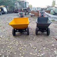 Vierrad-Elektro-Asche-Transporter Kleiner Radkipper Selbstfahrend 900kg Ladekapazität Materialtransport 1 Jahr Garantie