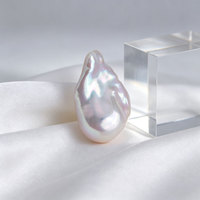 Perles baroques d'eau douce de qualité AAAA, 18 mm, blanches, naturelles, pour la fabrication de bijoux
