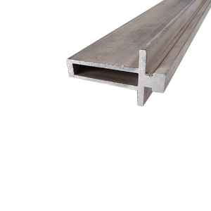 Profilés en aluminium en forme de croix pour plateau en verre, décoration de mur rideau, design industriel - Product Image 5