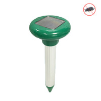 Répulsif solaire pour taupes, campagnols et gophers, en métal, taille durable, utilisation intelligente, taille économique, économie de frais de livraison