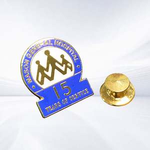 Badge en émail de haute qualité, livraison rapide, style moderne, alliage de zinc, médailles avec logo d'entreprise, badge en métal avec logo - Product Image 5