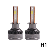 SANVI V3 tres tubo de calor coche LED faro bombilla 18000LM 80W lámpara de coche H1 H4 H7 H11 9005 bombillas de luz automática