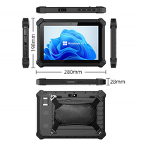 Lector de Huellas Dactilares, Escáner de Códigos de Barras 2D, IP67 Industrial, Windows 11 Pro, 16GB RAM, 512GB ROM, con Interfaz HDMI, RJ45, Ranura para Tarjeta SIM
