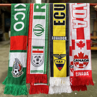 Écharpes longues pour hommes musulmans 2026, avec logo d'équipe, pour Canada, France, Espagne, Allemagne, Pays-Bas, États-Unis – Souvenirs et cadeaux pour supporters