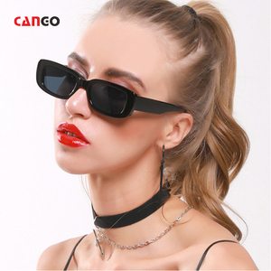 Высококачественные квадратные маленькие прямоугольные модные очки для вождения с логотипом на заказ, Uv400, винтажные пластиковые маленькие солнцезащитные очки на заказ - Product Image 2