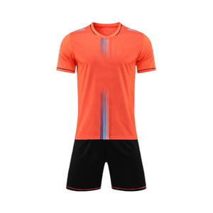 Ademend Voetbalshirt Met Korte Mouwen Voor Heren, Snel Droog Teamuniform Training En Trainingspak Voor Volwassenen - Product Image 4