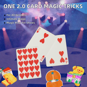 ONE 2.0 Matthew Underhill Cartas de Magia Trucos de Magia de Cerca Magia Ilusión de Papel Accesorio para Magos Gimmick HT HT1181 - Product Image 2
