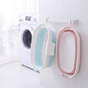 <span class=keywords><strong>Panier</strong></span> <span class=keywords><strong>à</strong></span> <span class=keywords><strong>linge</strong></span> mural pliable, gain de place, en plastique, <span class=keywords><strong>pour</strong></span> vêtements sales, <span class=keywords><strong>pour</strong></span> l'organisation de la salle de bain - Product Image 1