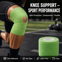 Bande de maintien élastique adhésive non tissée résistante à la transpiration pour l'entraînement de rugby et le soutien des blessures à l'épaule