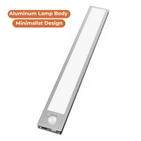 Lampu LED Sensor Gerak Isi Ulang untuk Penerangan Dalam Ruangan, Membaca, Rumah, Dapur, Lemari, Kamar Tidur, Tangga, Kabinet, Lampu Malam