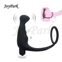 Masajeador de Próstata JoyPark, Vibrador de Punto G, Tapón Anal de Silicona Suave, Impermeable IPX5, 10 Velocidades, Ecológico, Juguete Sexual con Batería